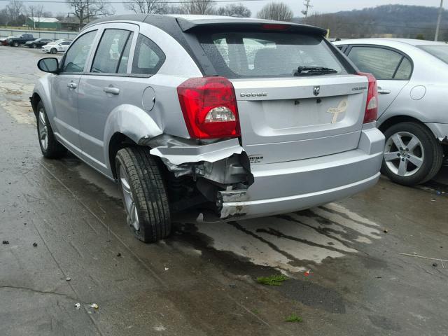 1B3CB3HA2BD262041 - 2011 DODGE CALIBER MA SILVER photo 3