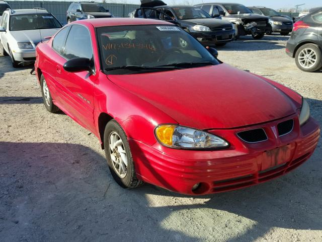 1G2NF12F02C134346 - 2002 PONTIAC GRAND AM S RED photo 1