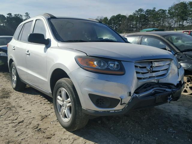 5NMSG3AB1AH344718 - 2010 HYUNDAI SANTA FE G SILVER photo 1