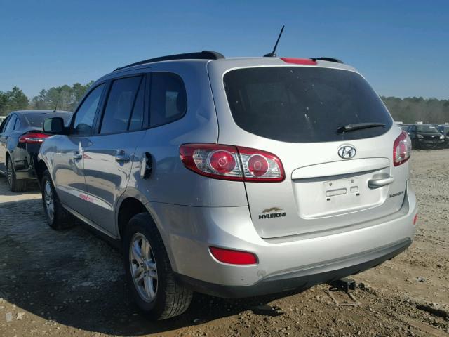 5NMSG3AB1AH344718 - 2010 HYUNDAI SANTA FE G SILVER photo 3