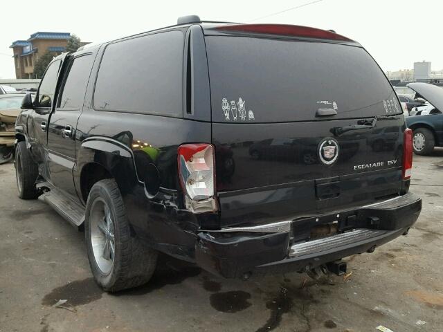 3GYFK66N76G194759 - 2006 CADILLAC ESCALADE E BLACK photo 3