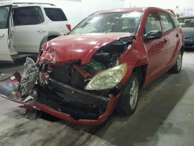 2T1KR32E85C449660 - 2005 TOYOTA COROLLA MA RED photo 2