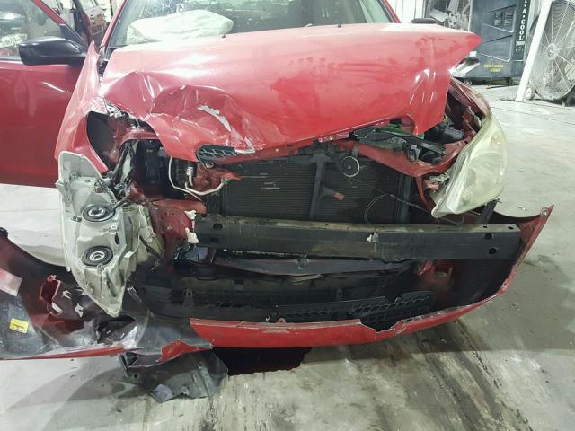 2T1KR32E85C449660 - 2005 TOYOTA COROLLA MA RED photo 9