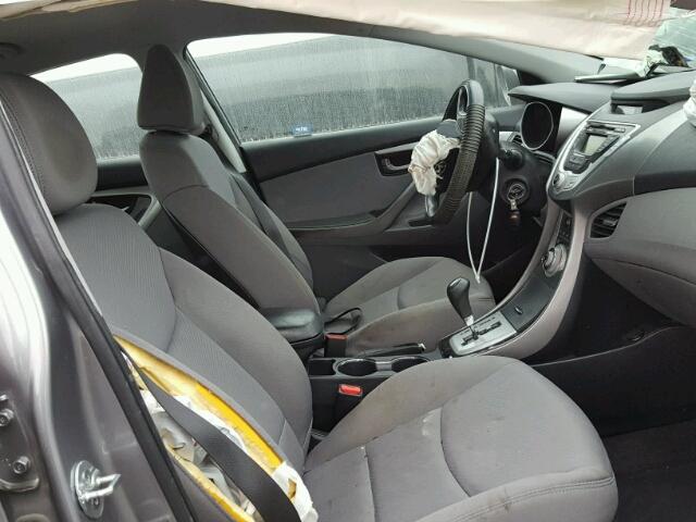 KMHDH4AE2CU304578 - 2012 HYUNDAI ELANTRA GL GRAY photo 5