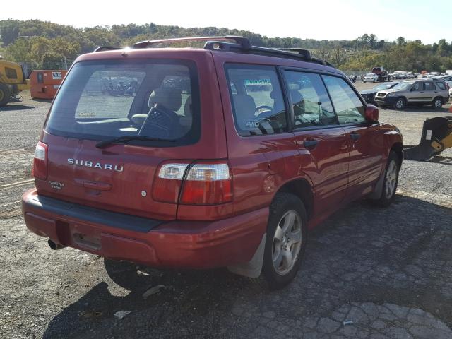 JF1SF65682H749808 - 2002 SUBARU FORESTER S 红色 照片 4
