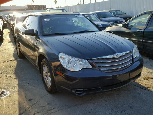 1C3LC45K58N643159 - 2008 CHRYSLER SEBRING BLUE photo 1