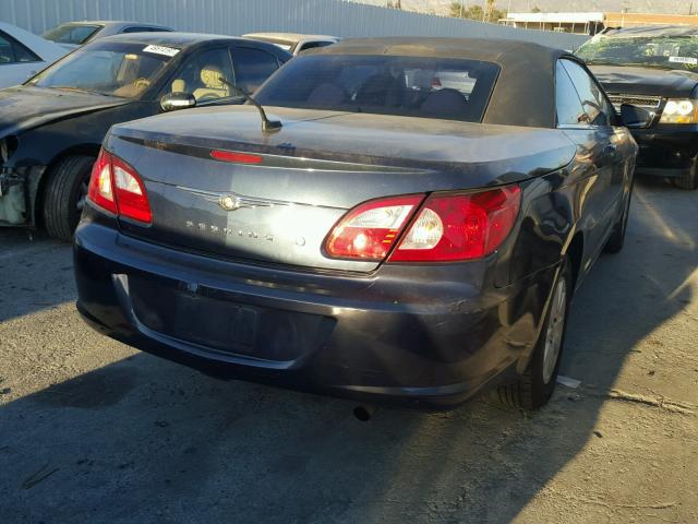 1C3LC45K58N643159 - 2008 CHRYSLER SEBRING BLUE photo 4