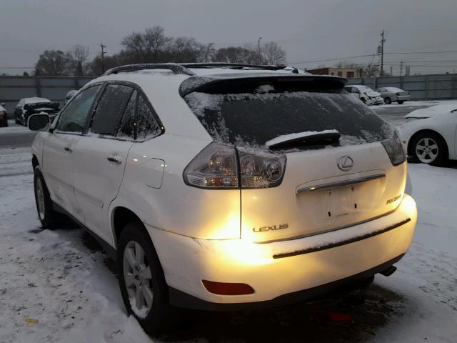 2T2HK31U68C064721 - 2008 LEXUS RX 350 WHITE photo 3