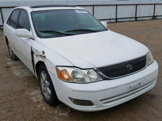 4T1BF28B0YU086080 - 2000 TOYOTA AVALON XL WHITE photo 1