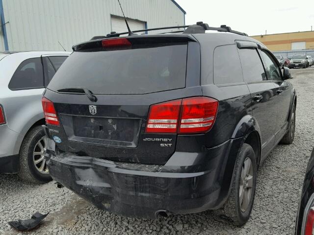 3D4PG5FV0AT243535 - 2010 DODGE JOURNEY SX BLACK photo 4