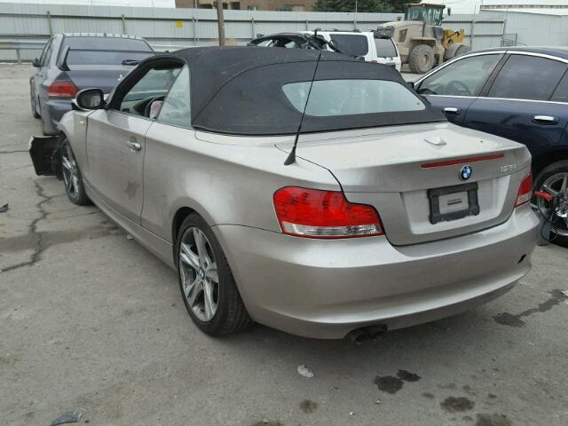 WBAUL7C57BVM80565 - 2011 BMW 128 I BEIGE photo 3