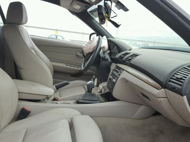 WBAUL7C57BVM80565 - 2011 BMW 128 I BEIGE photo 5