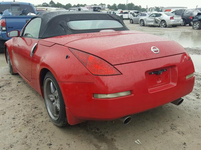 JN1AZ36A94M253704 - 2004 NISSAN 350Z ROADS RED photo 3