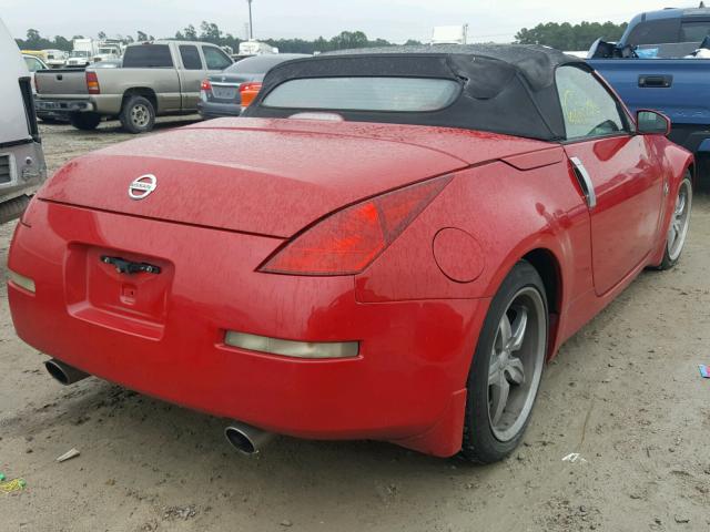 JN1AZ36A94M253704 - 2004 NISSAN 350Z ROADS RED photo 4