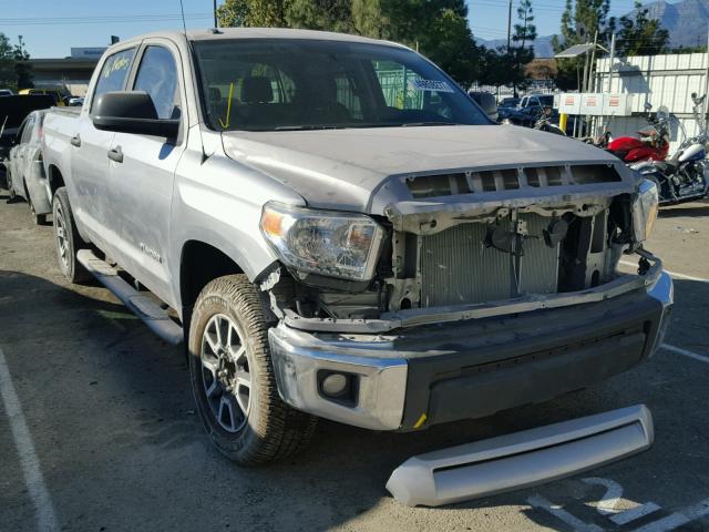 5TFEM5F13EX081632 - 2014 TOYOTA TUNDRA CRE SILVER photo 1