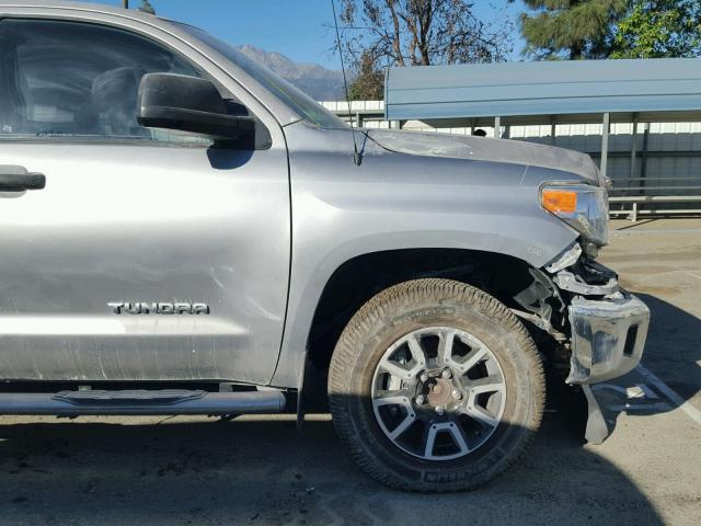 5TFEM5F13EX081632 - 2014 TOYOTA TUNDRA CRE SILVER photo 10