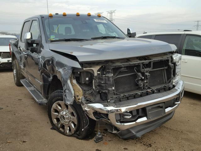 1FT8W3BT0HED41780 - 2017 FORD F350 SUPER GRAY photo 1
