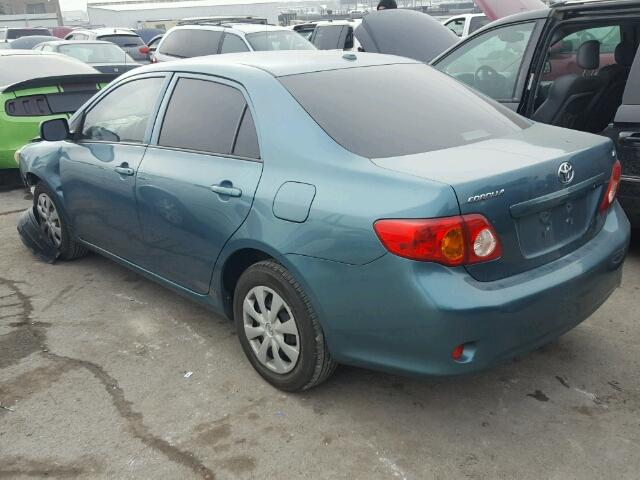 JTDBU4EE3A9095658 - 2010 TOYOTA COROLLA BA BLUE photo 3