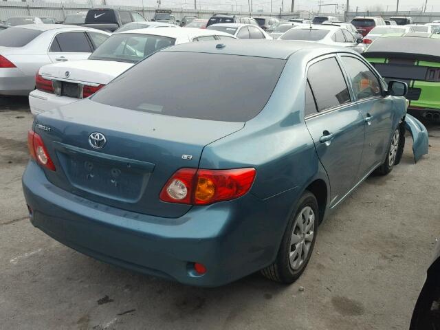 JTDBU4EE3A9095658 - 2010 TOYOTA COROLLA BA BLUE photo 4