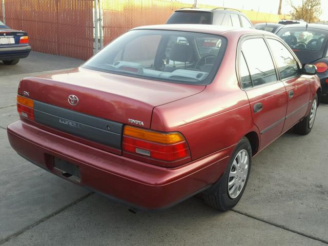 2T1AE09B4SC127157 - 1995 TOYOTA COROLLA LE RED photo 4