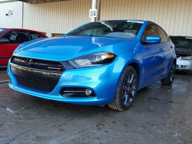 1C3CDFFAXGD818511 - 2016 DODGE DART SXT S BLUE photo 2