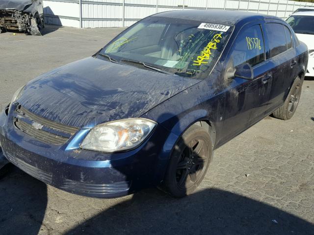 1G1AT58H497161922 - 2009 CHEVROLET COBALT LT BLUE photo 2