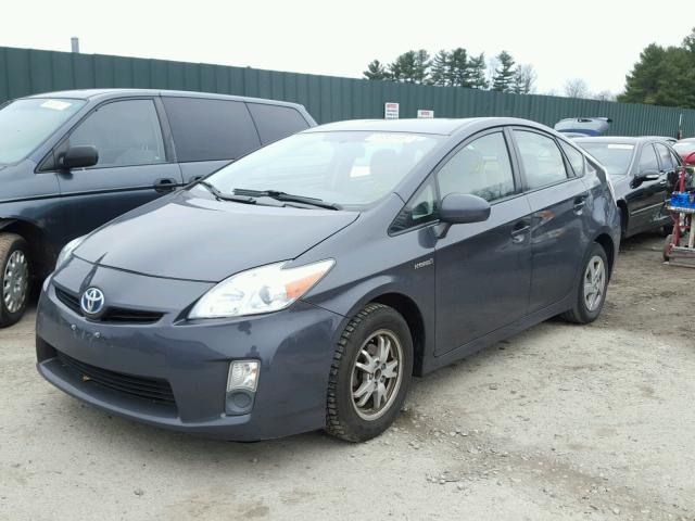 JTDKN3DU2A1009691 - 2010 TOYOTA PRIUS GRAY photo 2