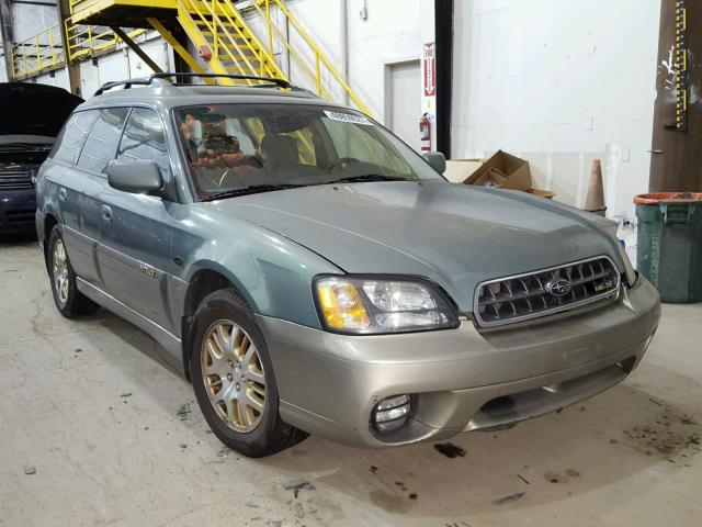 4S3BH806637634378 - 2003 SUBARU LEGACY OUT GREEN photo 1