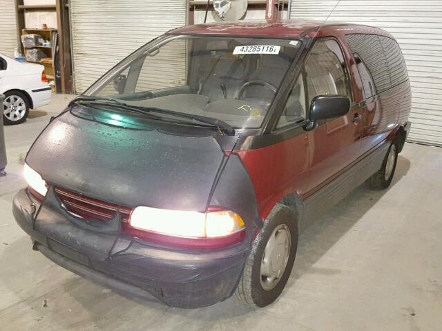 JT3AC12R6S1204798 - 1995 TOYOTA PREVIA LE RED photo 2