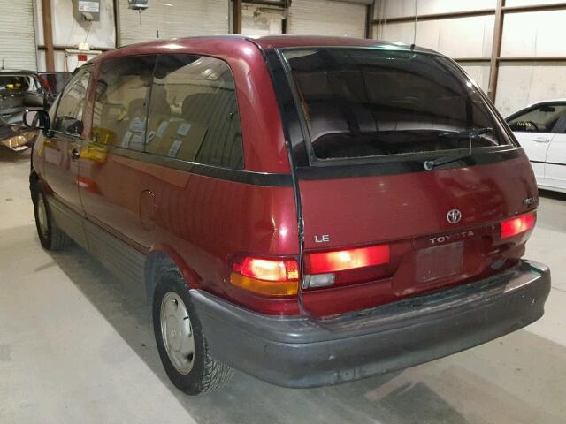 JT3AC12R6S1204798 - 1995 TOYOTA PREVIA LE RED photo 3