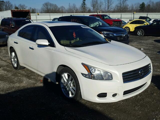 1N4AA51E69C822263 - 2009 NISSAN MAXIMA S WHITE photo 1