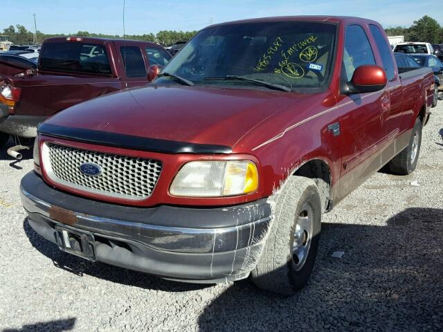 1FTRX17W6XKC15268 - 1999 FORD F150 RED photo 2