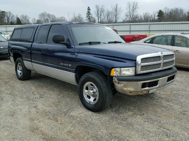 3B7HC13Y41G733666 - 2001 DODGE RAM 1500 BLUE photo 1