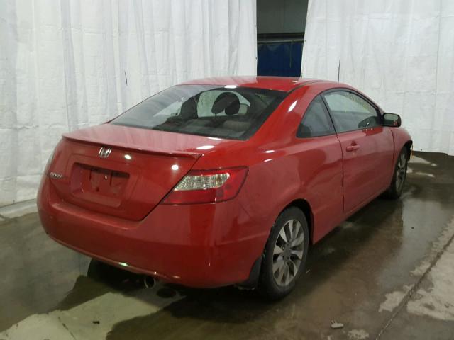 2HGFG1B82AH535411 - 2010 HONDA CIVIC EX წითელი ფოტო 4