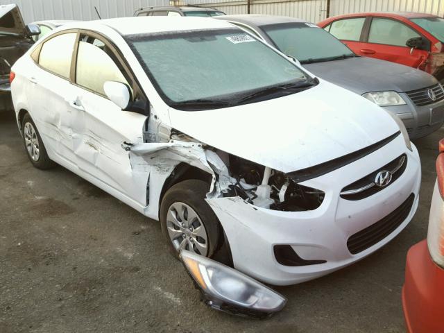 KMHCT4AE6GU149808 - 2016 HYUNDAI ACCENT SE WHITE photo 1