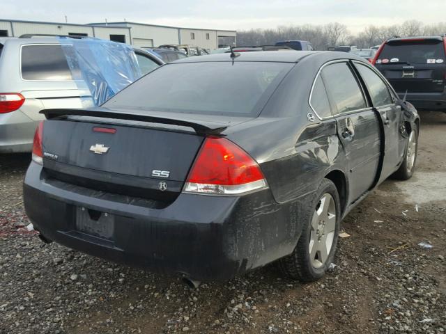 2G1WD58C869129721 - 2006 CHEVROLET IMPALA SUP BLACK photo 4