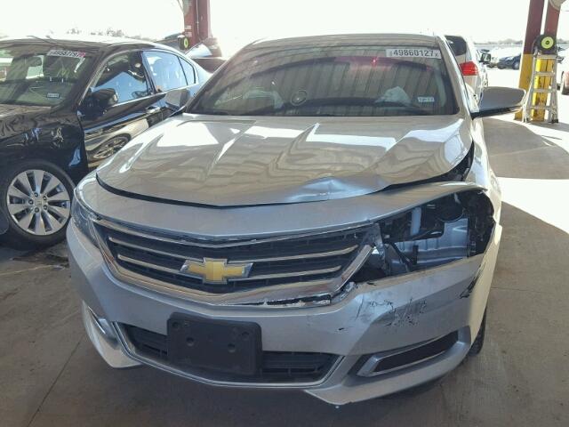 1G1115SLXEU104123 - 2014 CHEVROLET IMPALA LT SILVER photo 9