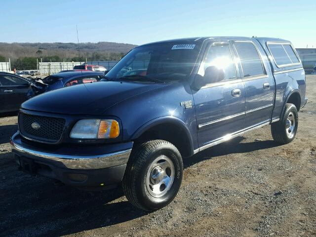 1FTRW086X3KD97885 - 2003 FORD F150 SUPER BLUE photo 2