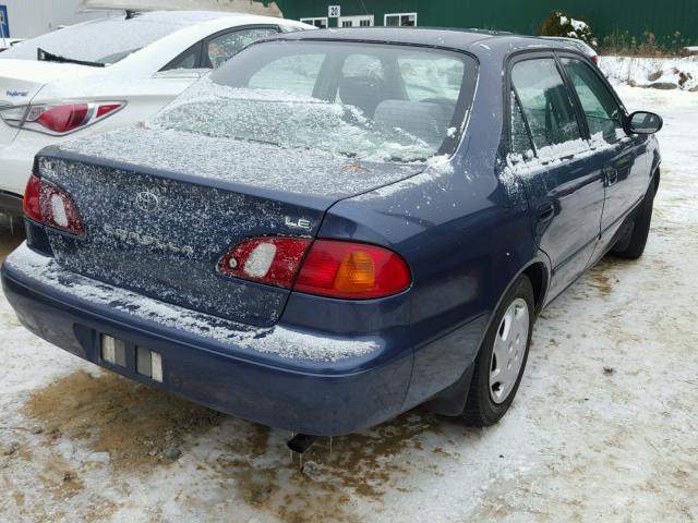 2T1BR18E1XC256927 - 1999 TOYOTA COROLLA VE BLUE photo 4