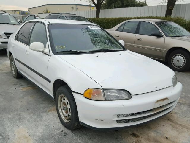 1HGEG8541PL044241 - 1993 HONDA CIVIC DX WHITE photo 1