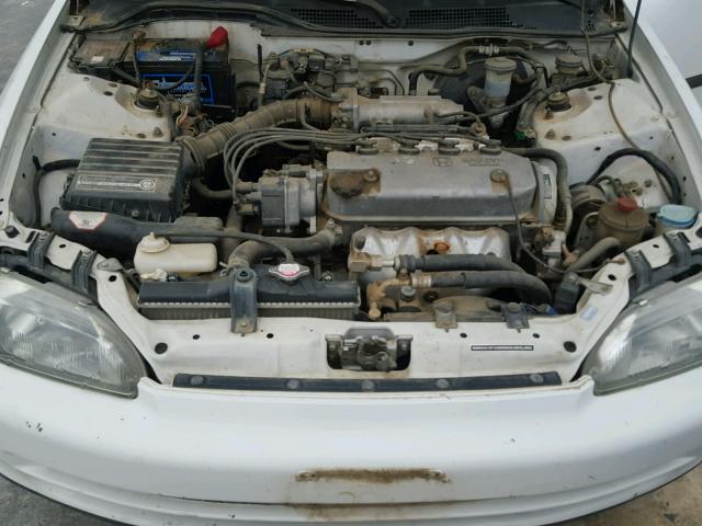 1HGEG8541PL044241 - 1993 HONDA CIVIC DX WHITE photo 7