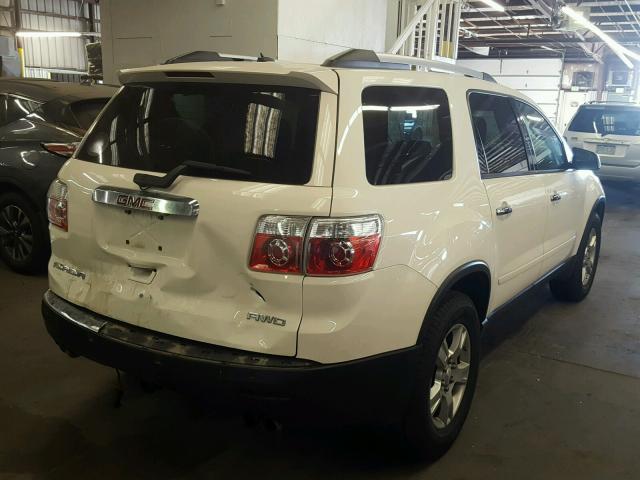 1GKKVPED2CJ168420 - 2012 GMC ACADIA SLE WHITE photo 4