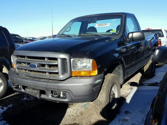 1FTNF21L8XEA54474 - 1999 FORD F250 SUPER BLACK photo 2