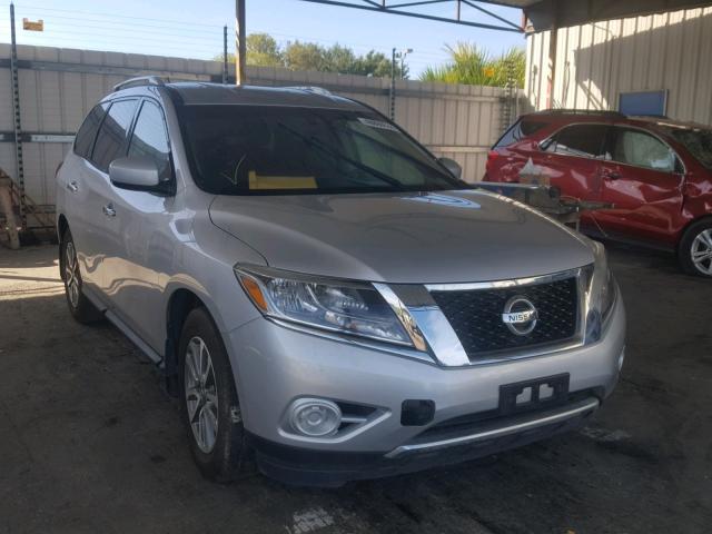 5N1AR2MN1FC708918 - 2015 NISSAN PATHFINDER SILVER photo 1