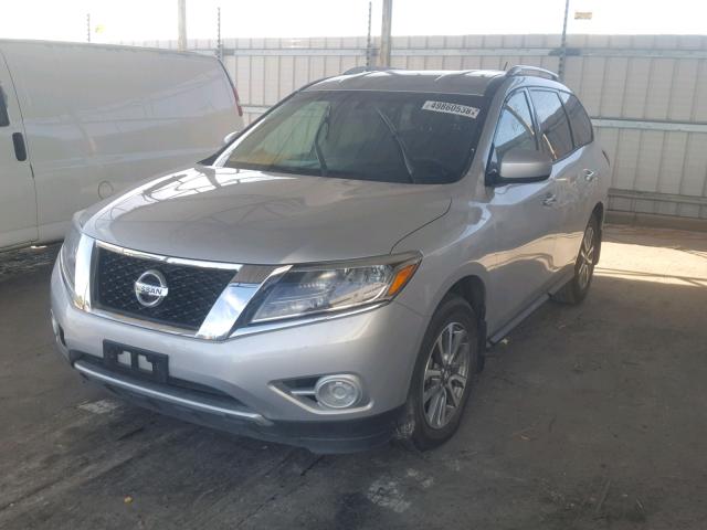 5N1AR2MN1FC708918 - 2015 NISSAN PATHFINDER SILVER photo 2