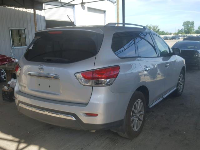 5N1AR2MN1FC708918 - 2015 NISSAN PATHFINDER SILVER photo 4