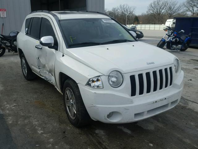 1J8FF47W27D123479 - 2007 JEEP COMPASS WHITE photo 1