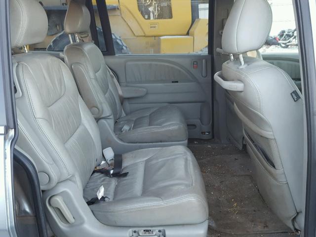 5FNRL38757B039051 - 2007 HONDA ODYSSEY EX BLUE photo 6