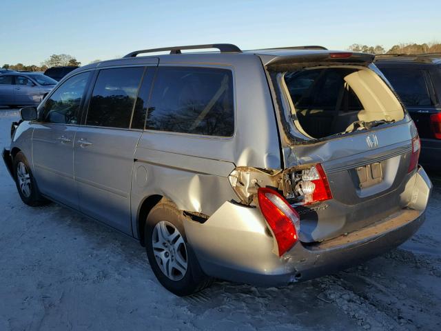 5FNRL38757B039051 - 2007 HONDA ODYSSEY EX BLUE photo 9