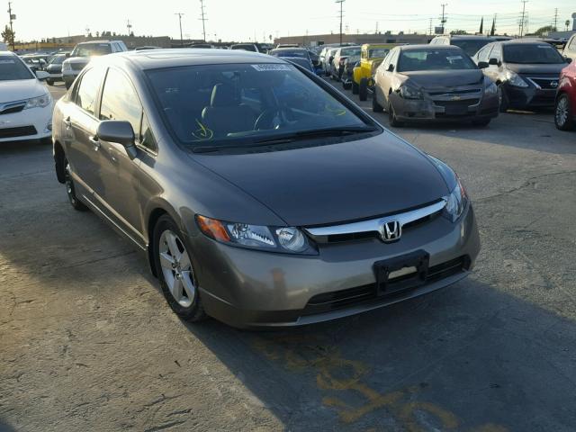 1HGFA16847L030073 - 2007 HONDA CIVIC EX SILVER photo 1